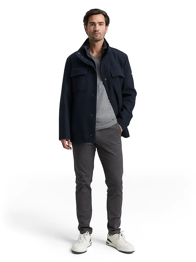 TOM TAILOR | Abrigo 2 en 1 | Azul oscuro