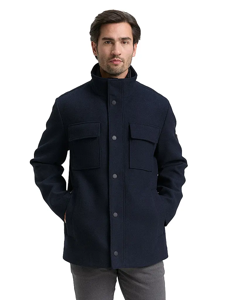 TOM TAILOR | Abrigo 2 en 1 | Azul oscuro
