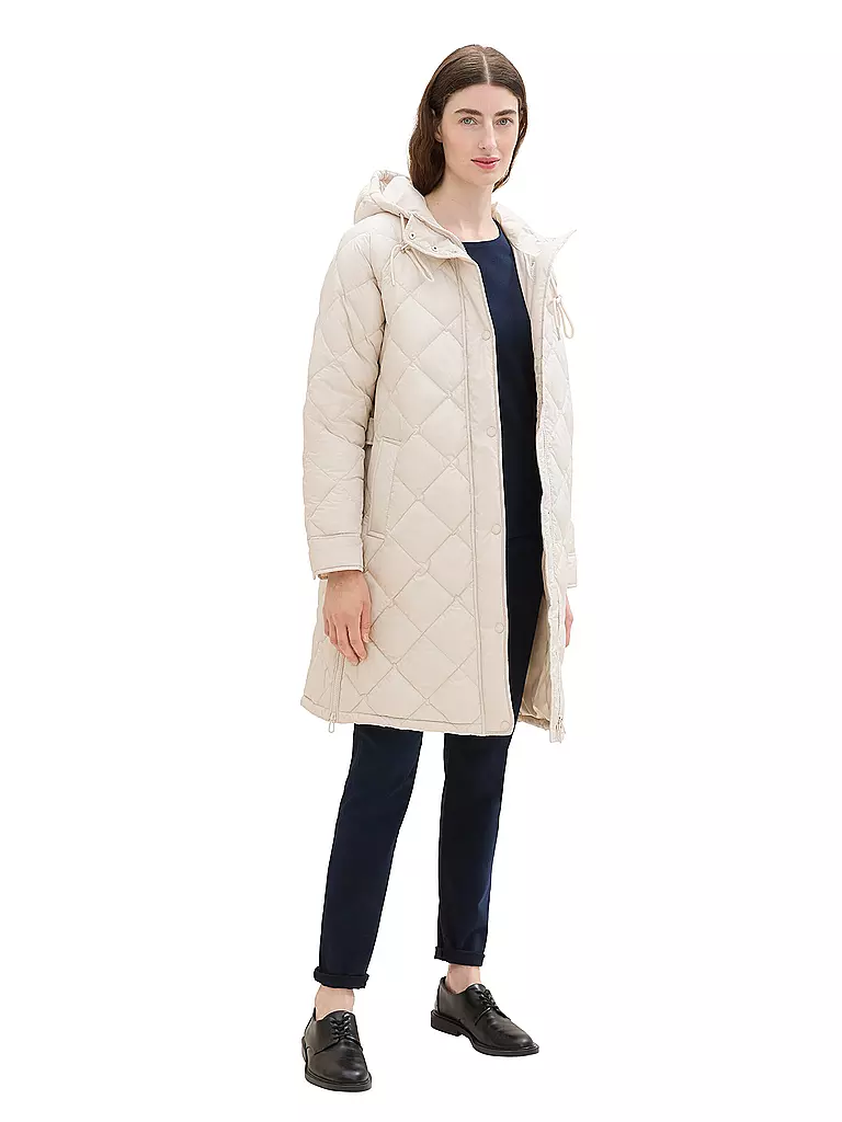 TOM TAILOR | Abrigo acolchado | Beige