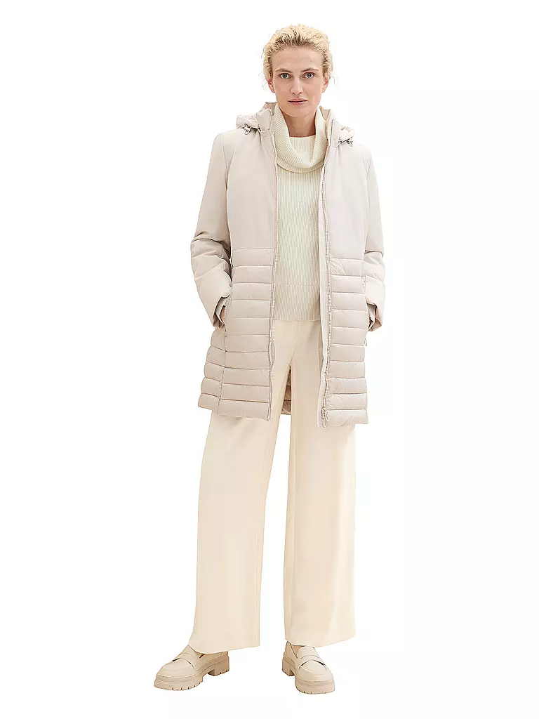 TOM TAILOR | Abrigo acolchado | Beige