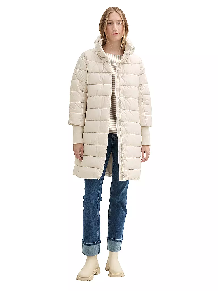 TOM TAILOR | Abrigo acolchado | beige