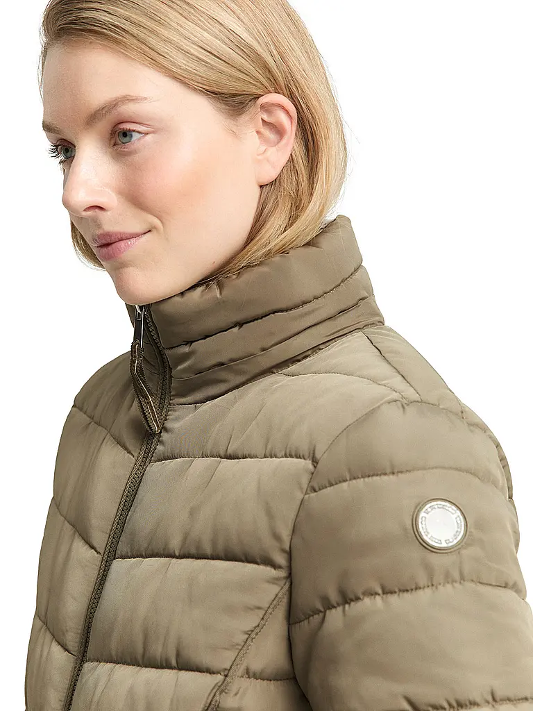 TOM TAILOR | Abrigo acolchado | Oliva