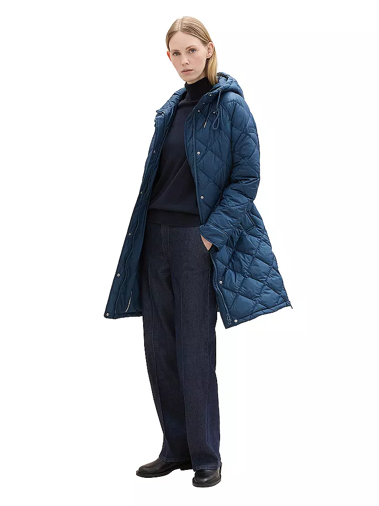 TOM TAILOR | Abrigo acolchado | Azul