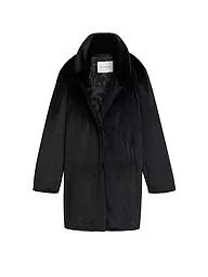 TOM TAILOR | Abrigo de imitación de piel | Negro