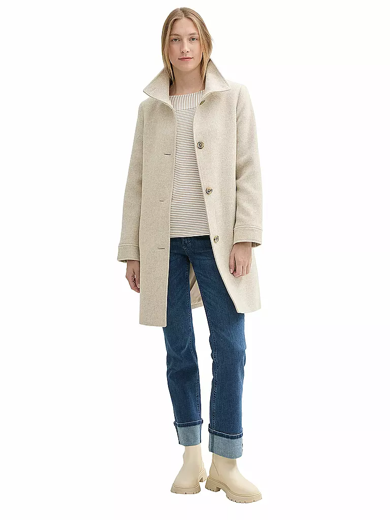 TOM TAILOR | Abrigo | Crema