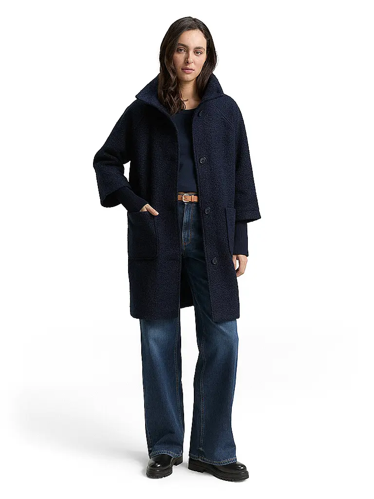 TOM TAILOR | Abrigo | Azul oscuro