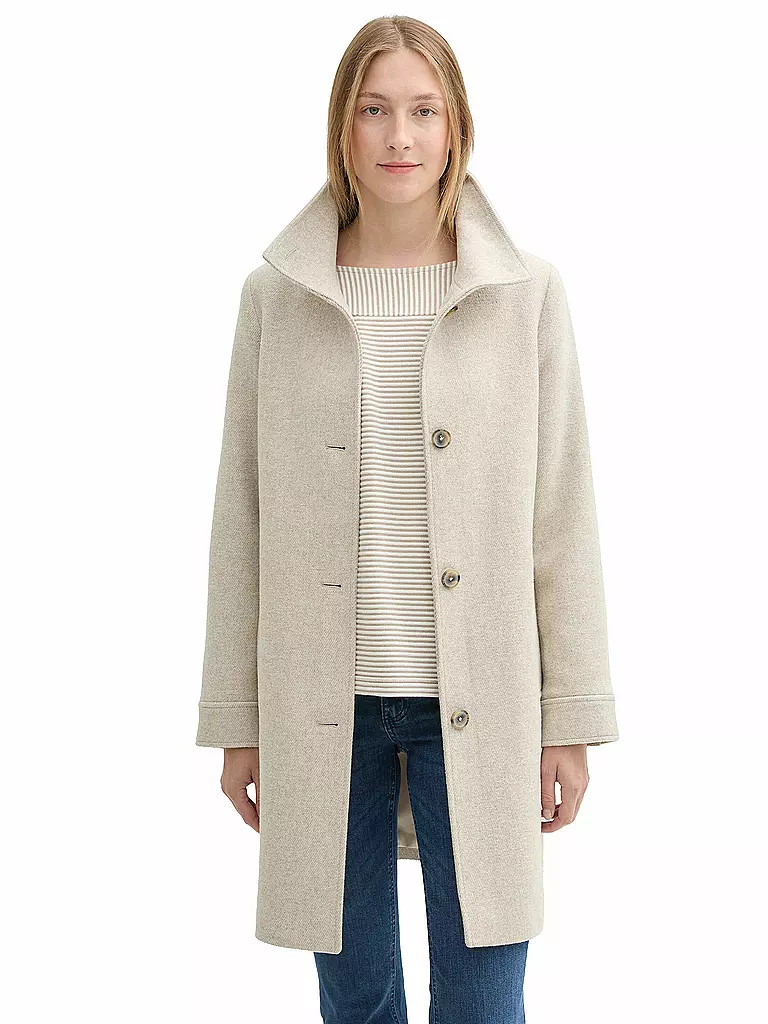 TOM TAILOR | Abrigo | Crema