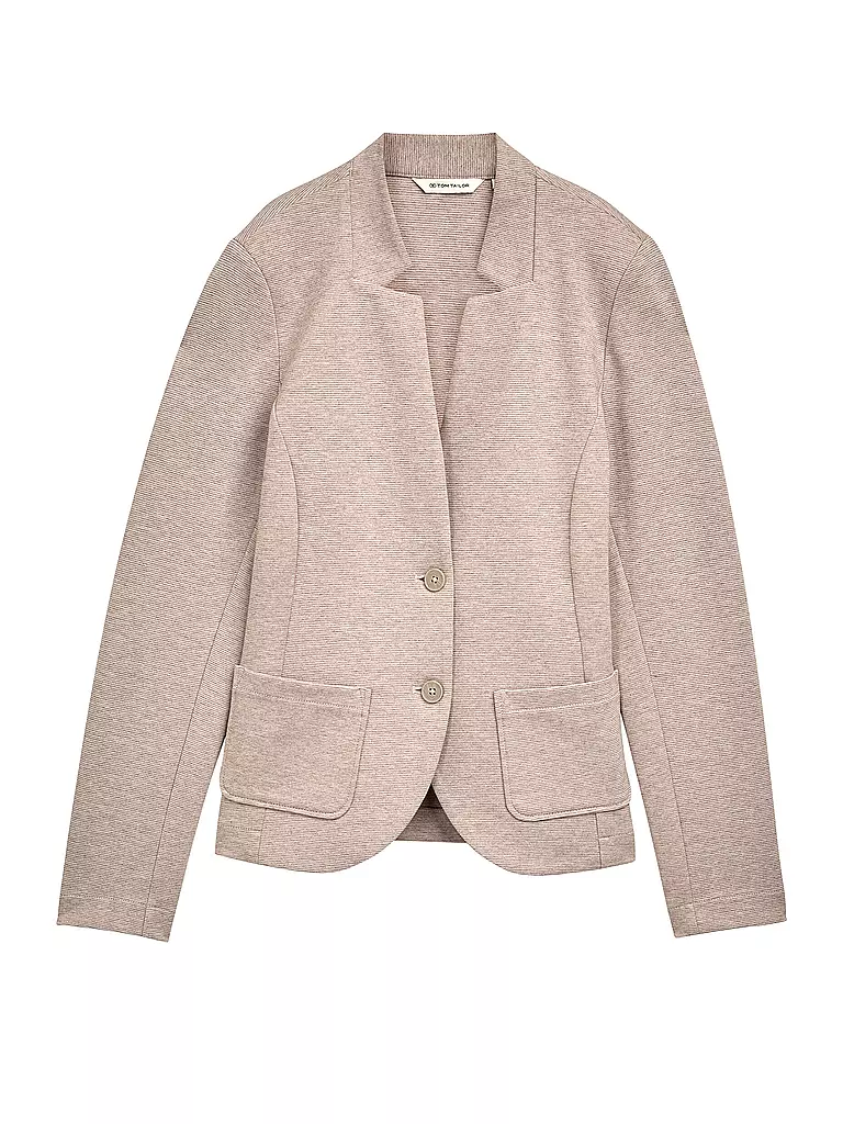 TOM TAILOR | Blazer de punto jersey | Beige