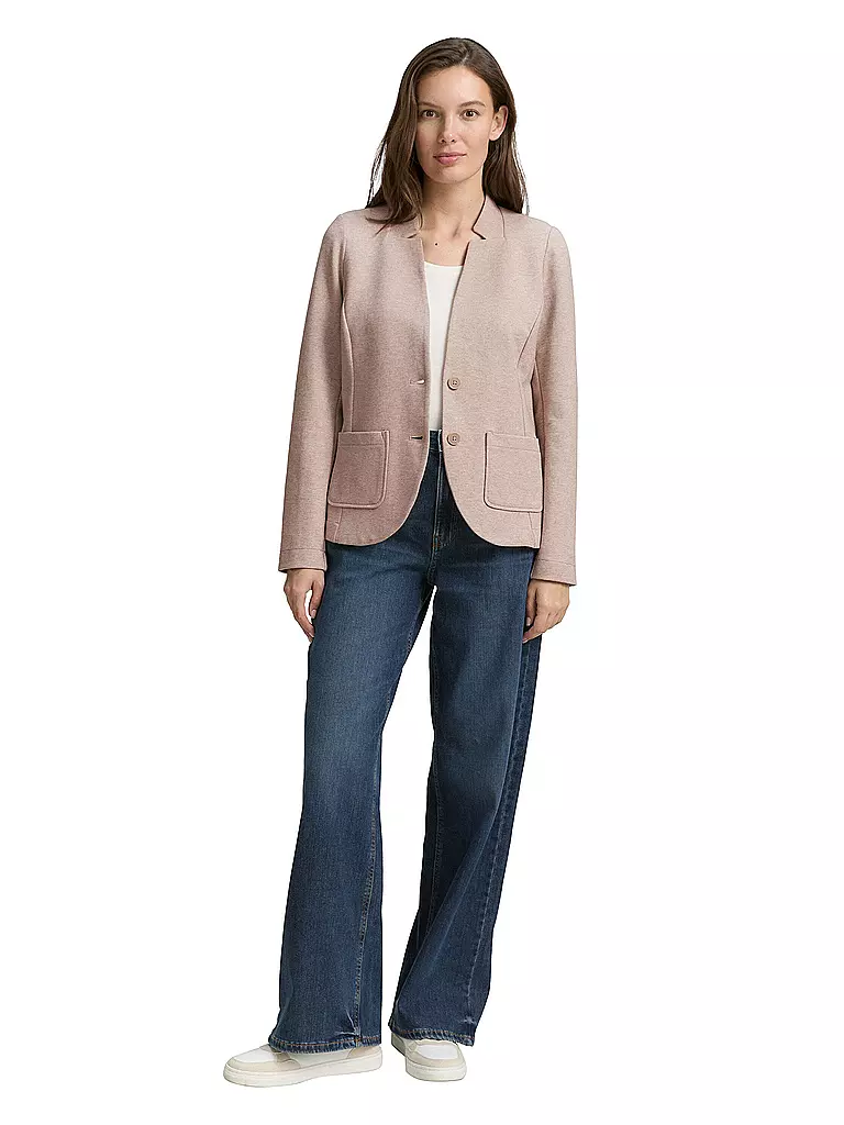 TOM TAILOR | Blazer de punto jersey | Beige