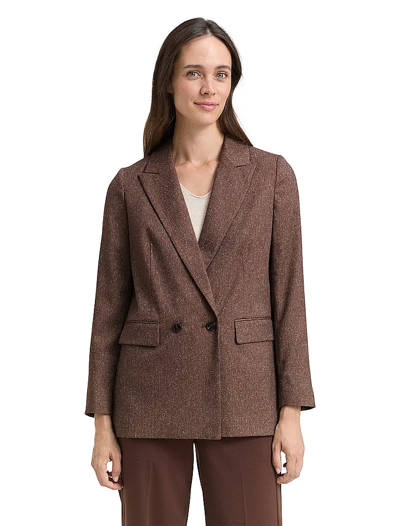 TOM TAILOR | Blazer | Marrón