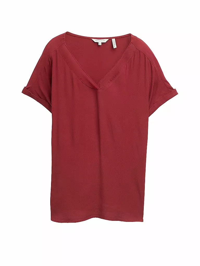TOM TAILOR | Blusa | Rojo oscuro