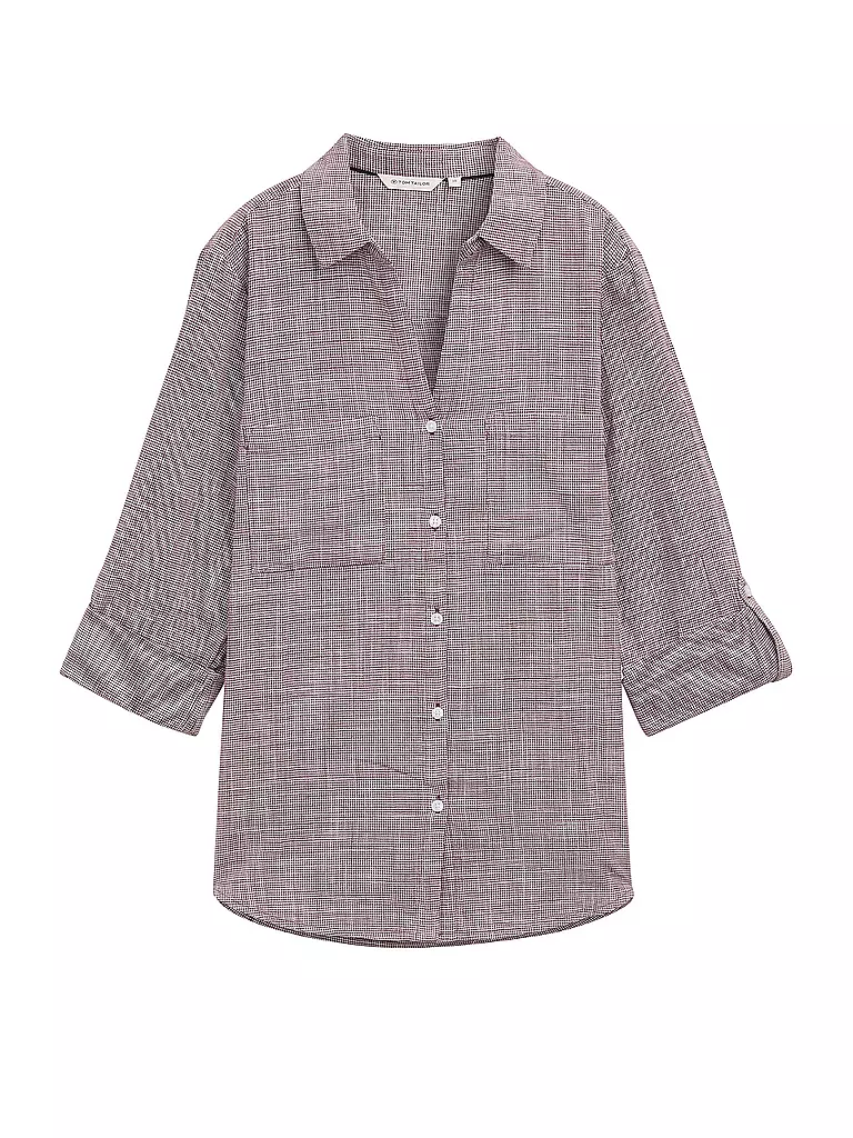 TOM TAILOR | Blusa | dunkelrot