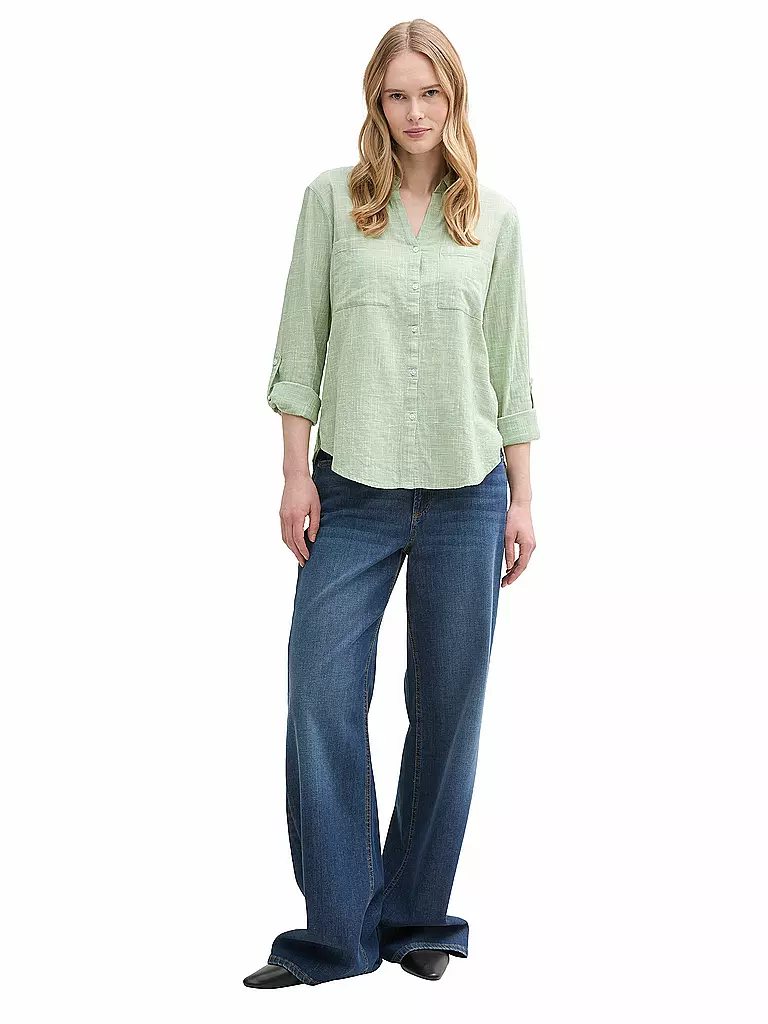 TOM TAILOR | Blusa | hellgrün