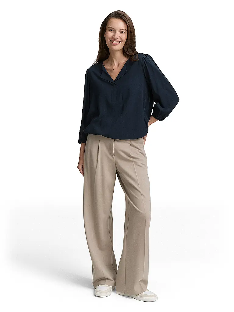 TOM TAILOR | Blusa | Azul oscuro