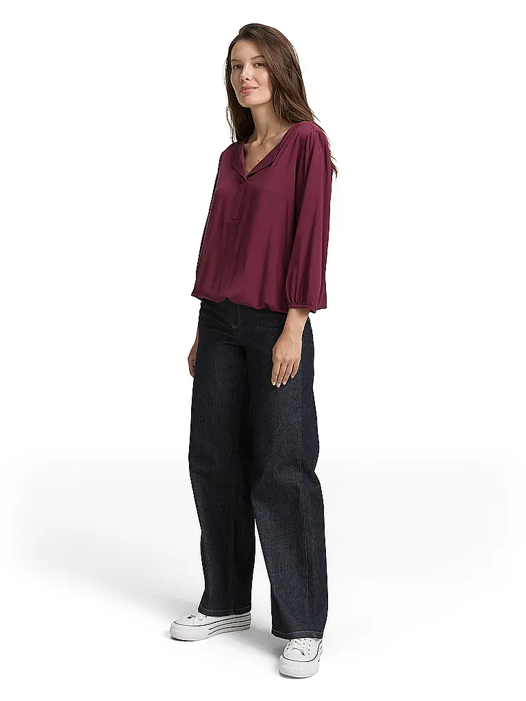 TOM TAILOR | Blusa | Rojo oscuro