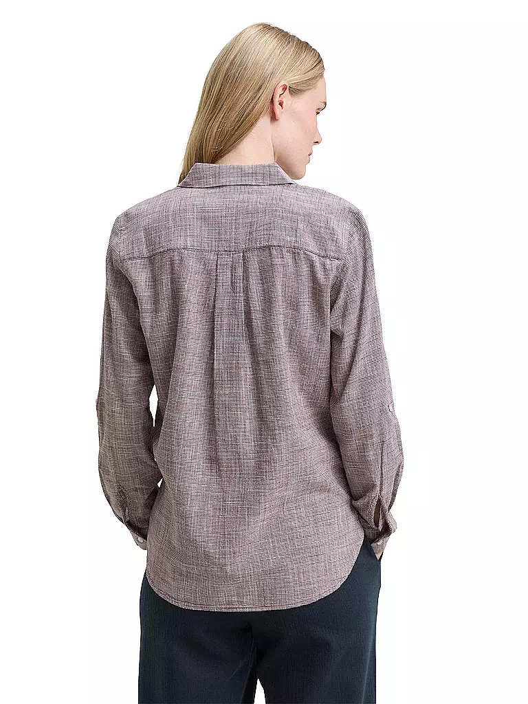TOM TAILOR | Blusa | dunkelrot
