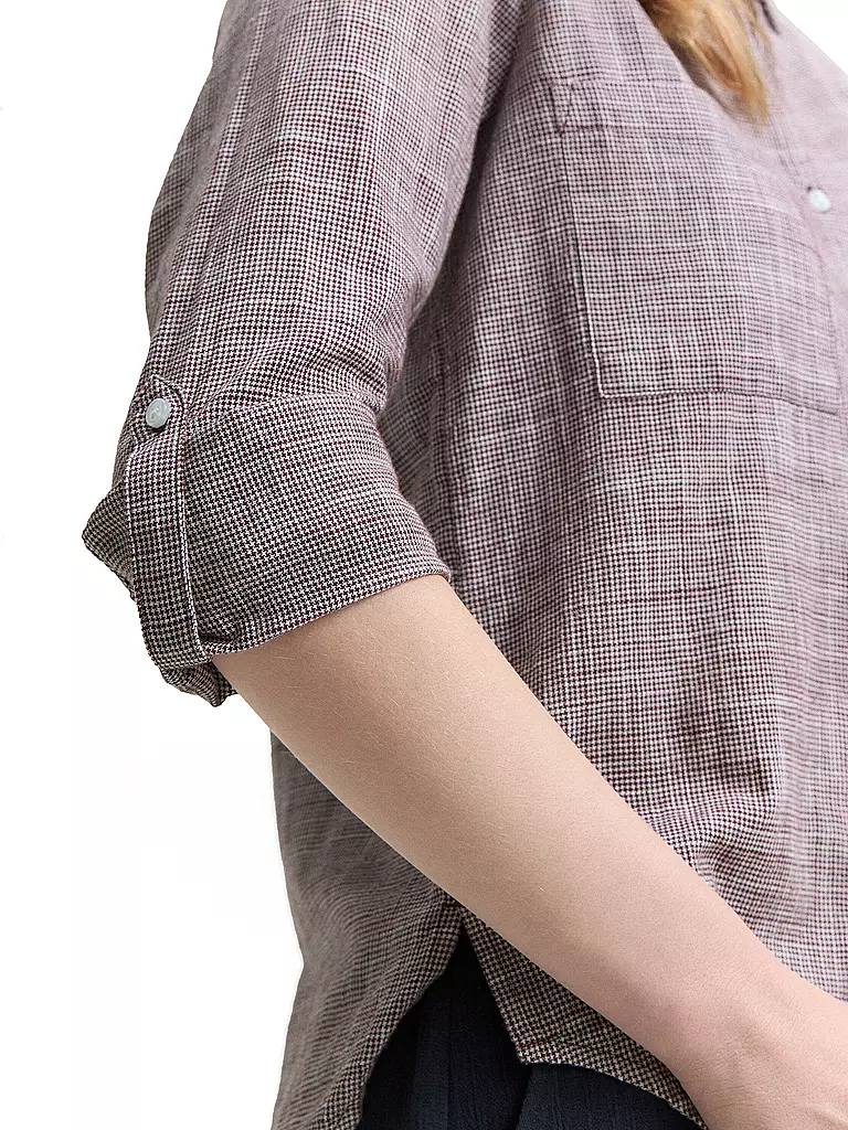 TOM TAILOR | Blusa | dunkelrot