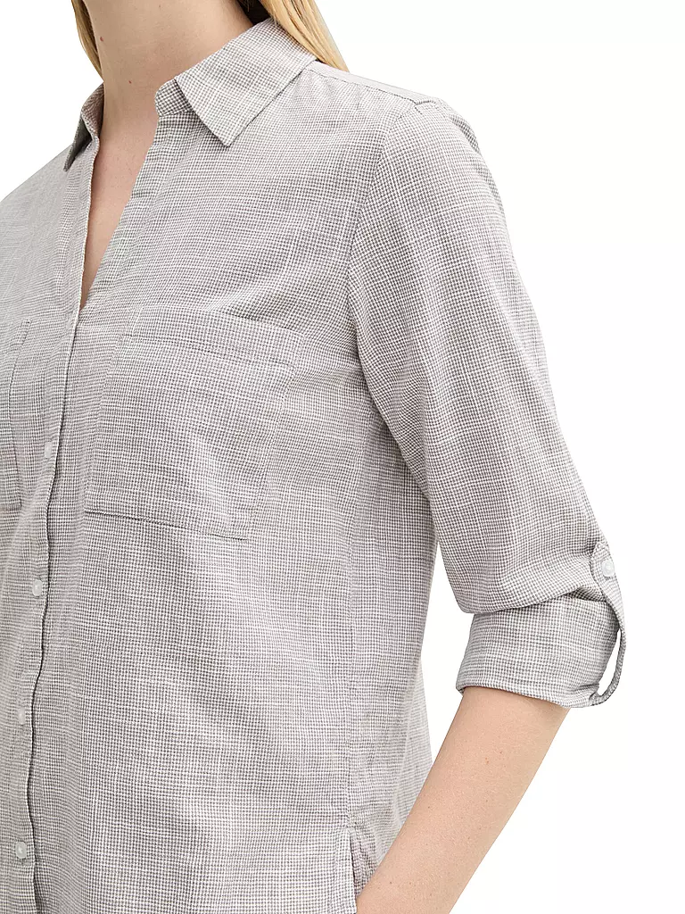 TOM TAILOR | Bluse | grau