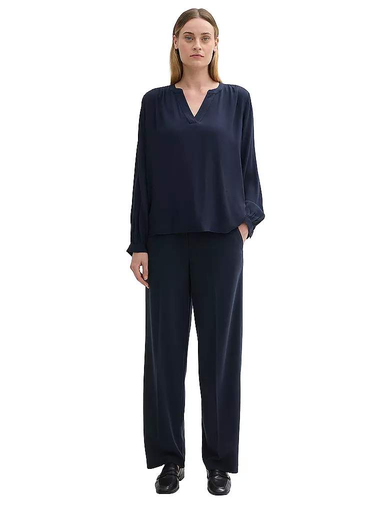 TOM TAILOR | Blusenshirt | Azul oscuro