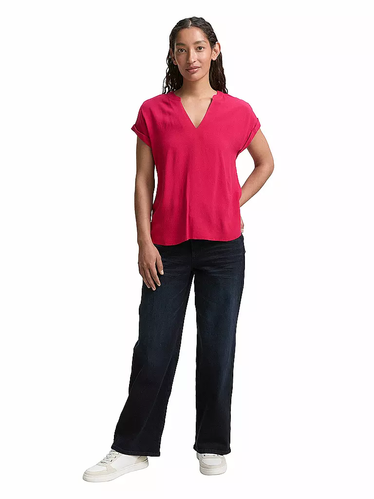 TOM TAILOR | Blusenshirt | Rojo