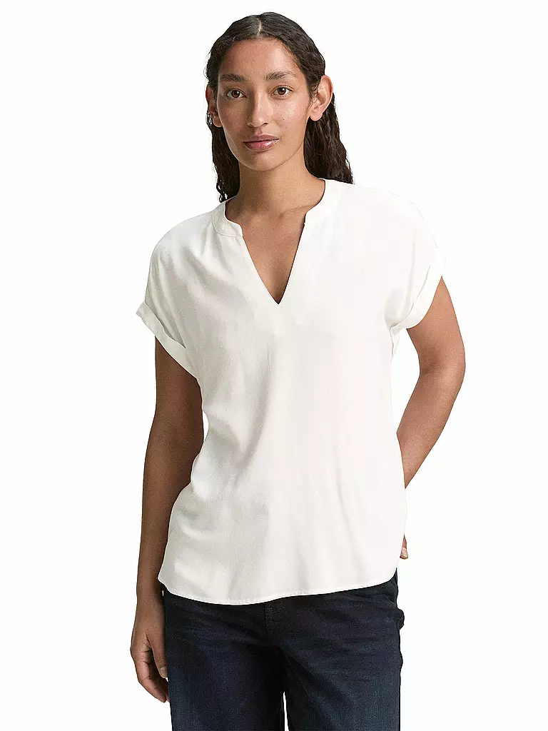 TOM TAILOR | Blusenshirt | Blanco
