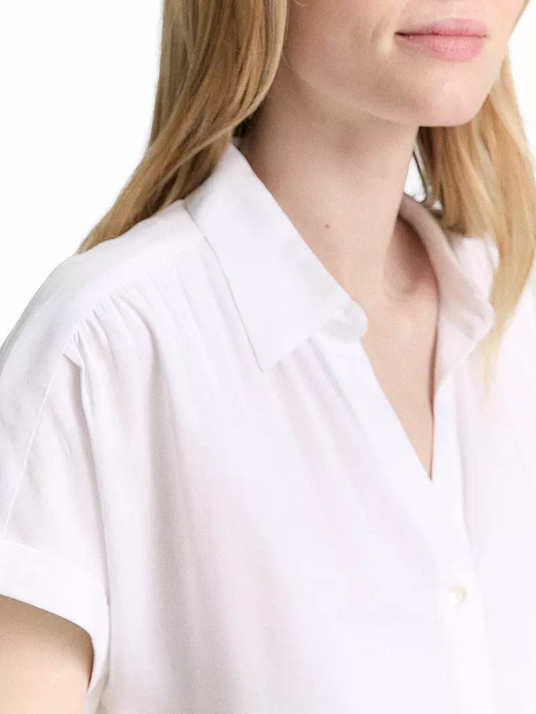 TOM TAILOR | Blusenshirt | Blanco
