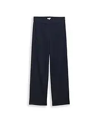 TOM TAILOR | Businesshose Straight Fit | Azul oscuro