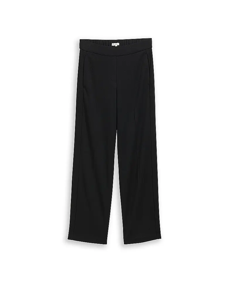 TOM TAILOR | Businesshose Straight Fit | Negro