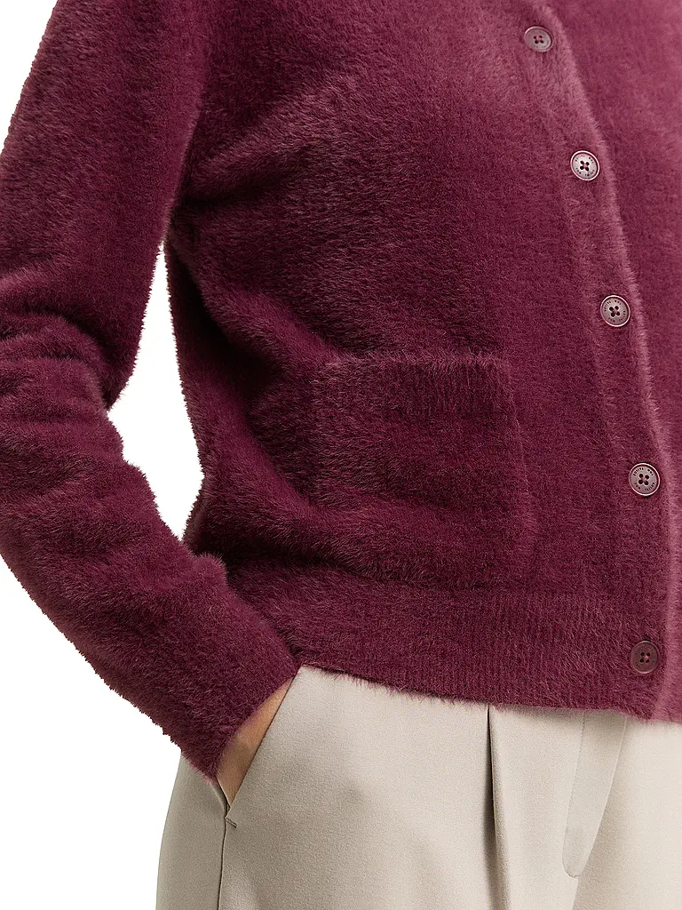 TOM TAILOR | Cárdigan | Rojo oscuro