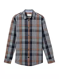 TOM TAILOR | Camisa de corte estándar | Azul oscuro