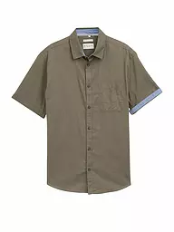 TOM TAILOR | Camisa de corte estándar | Oliva