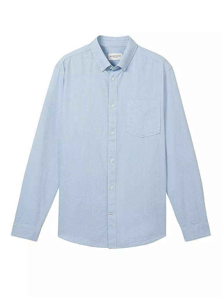 TOM TAILOR | Camisa de corte estándar | Azul claro