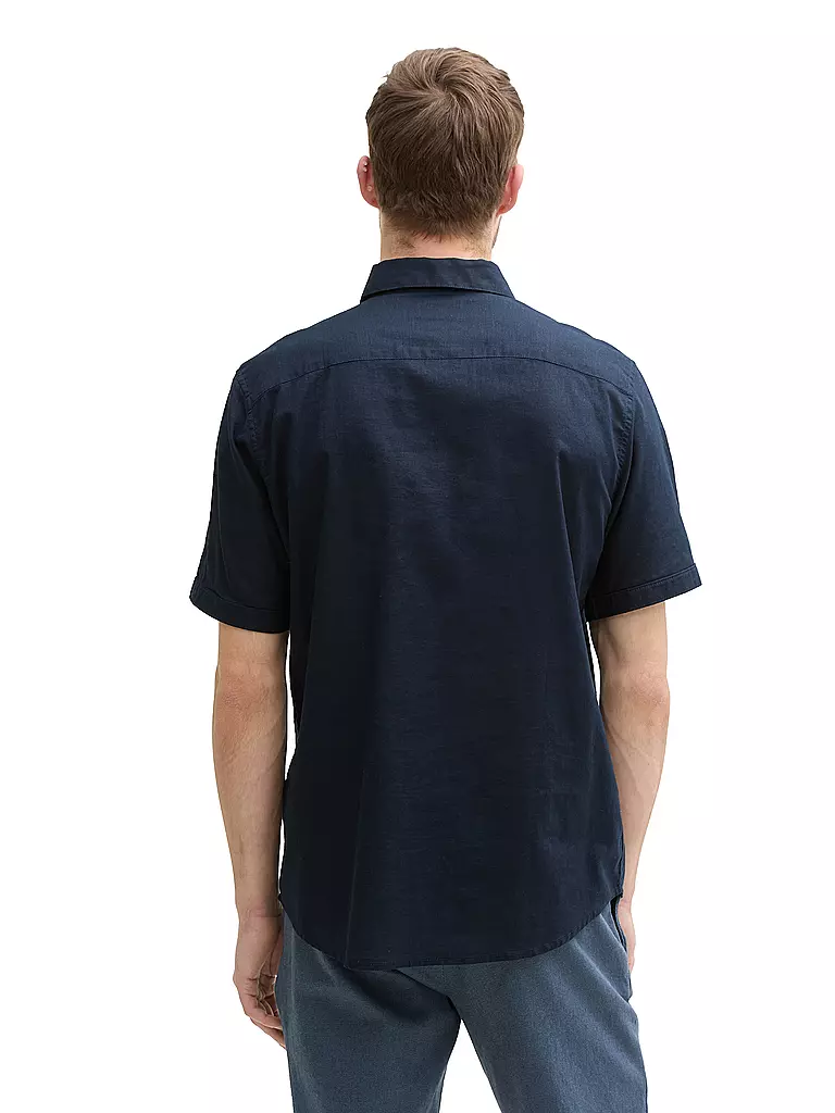 TOM TAILOR | Camisa de corte estándar | Azul oscuro