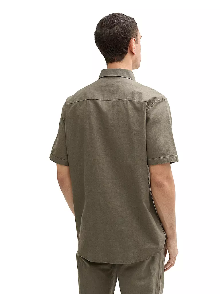 TOM TAILOR | Camisa de corte estándar | Oliva