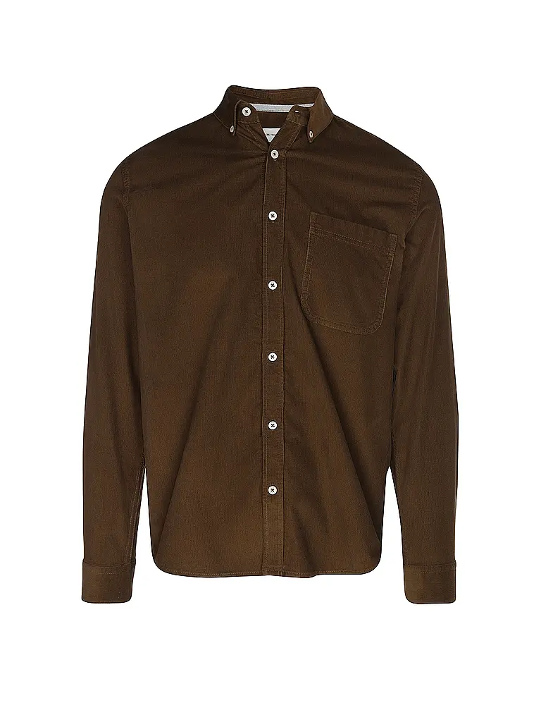 TOM TAILOR | Camisa de corte regular | Marrón
