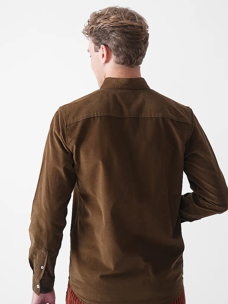 TOM TAILOR | Camisa de corte regular | Marrón