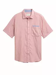 TOM TAILOR | Camisa Regular Fit | Rojo