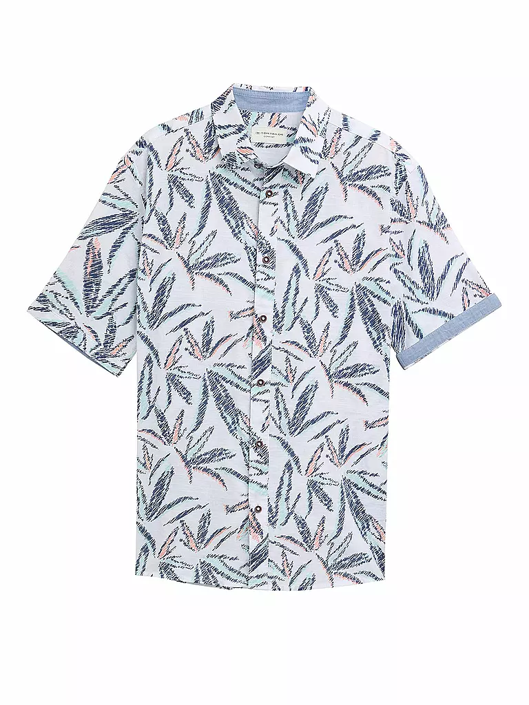 TOM TAILOR | Camisa Regular Fit | Blanco