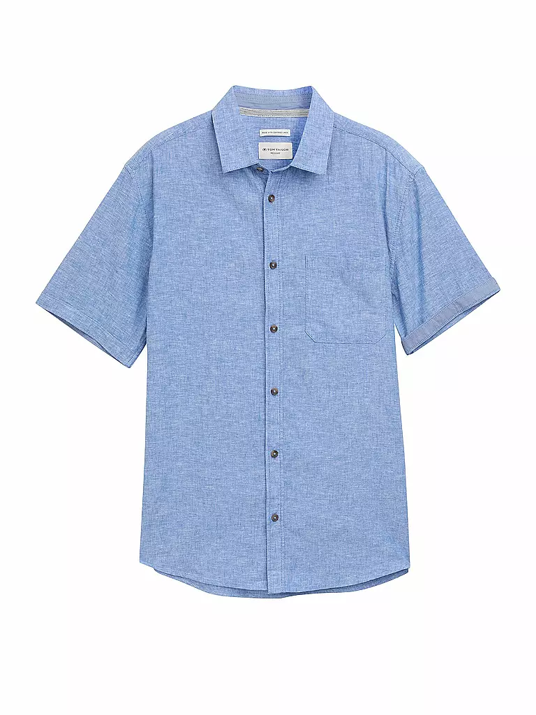 TOM TAILOR | Camisa Regular Fit | Azul
