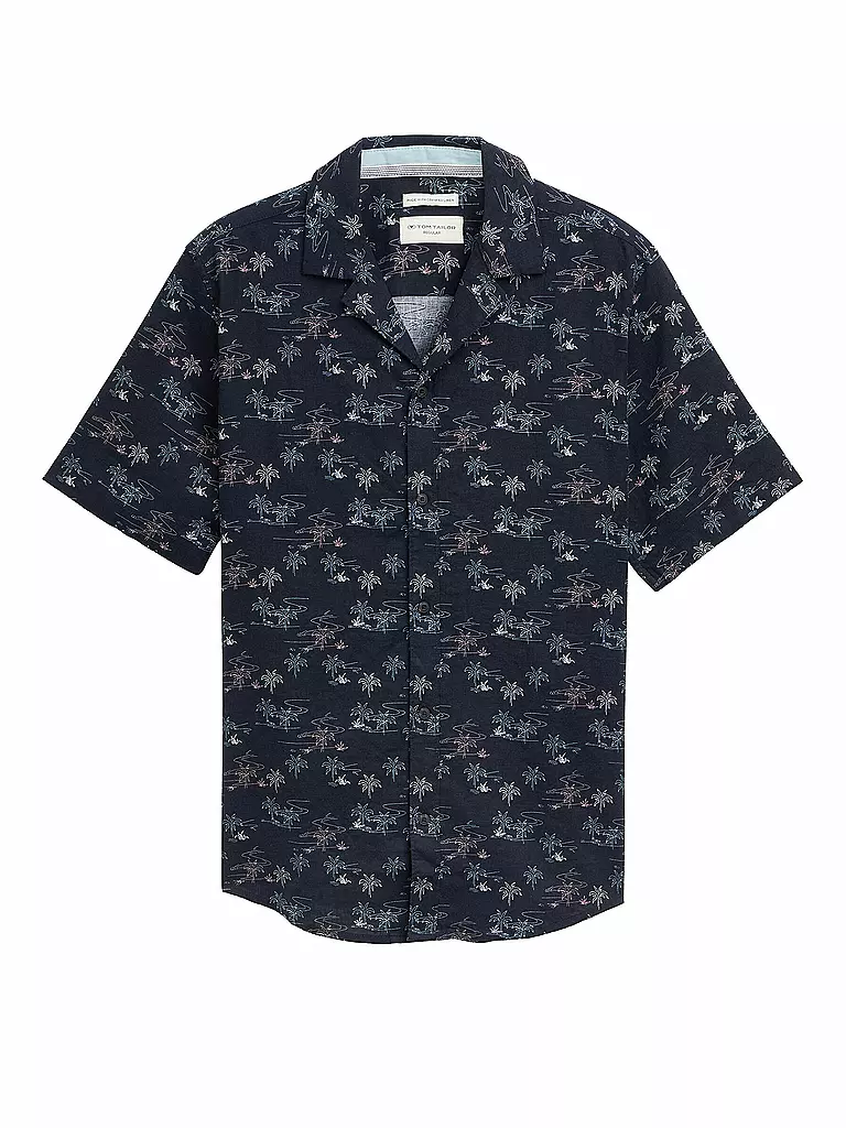 TOM TAILOR | Camisa Regular Fit | Azul oscuro