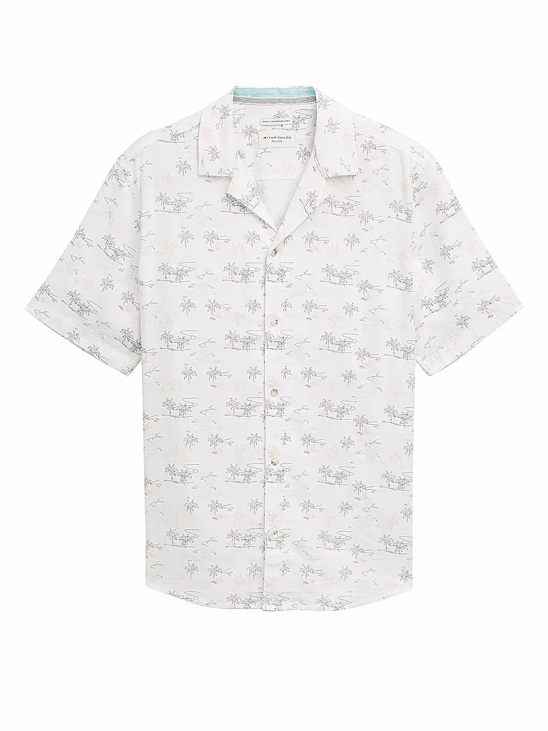 TOM TAILOR | Camisa Regular Fit | Blanco
