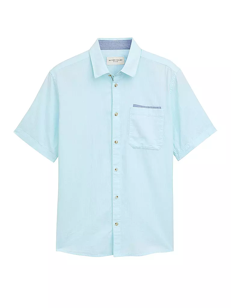 TOM TAILOR | Camisa Regular Fit | Azul claro