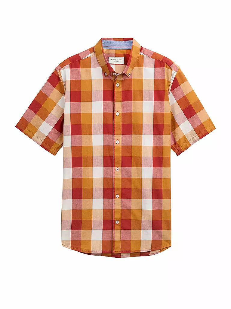 TOM TAILOR | Camisa Regular Fit | Rojo