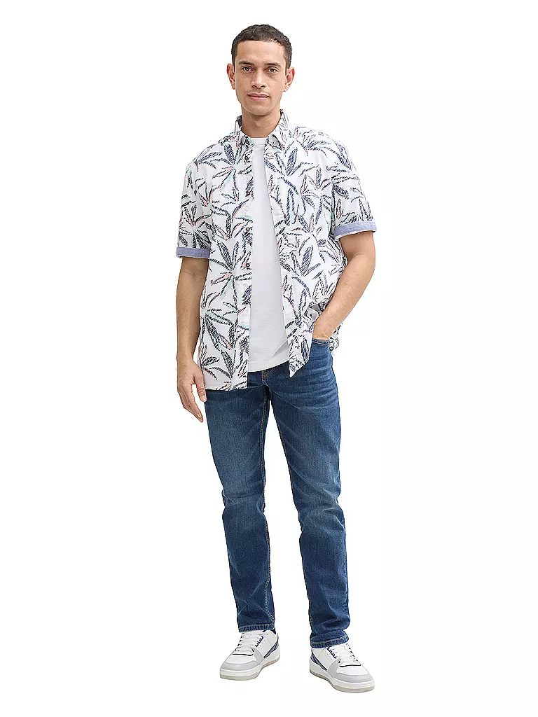 TOM TAILOR | Camisa Regular Fit | Blanco