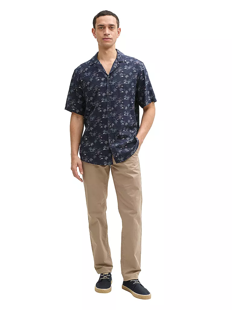 TOM TAILOR | Camisa Regular Fit | Azul oscuro