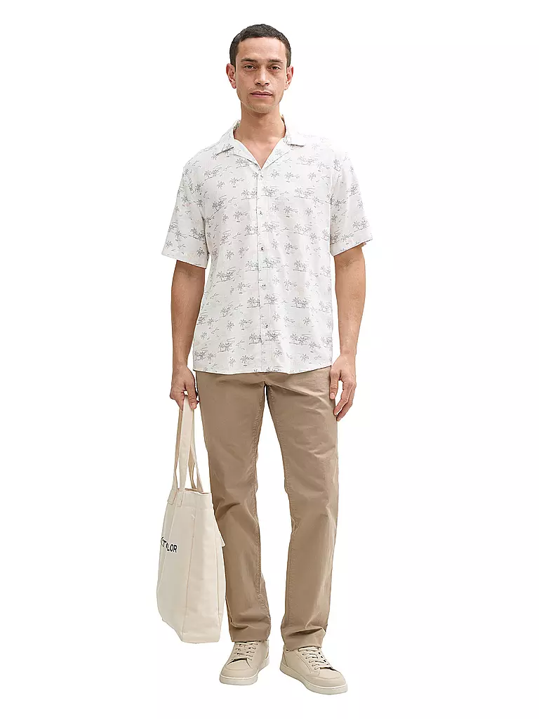 TOM TAILOR | Camisa Regular Fit | Blanco