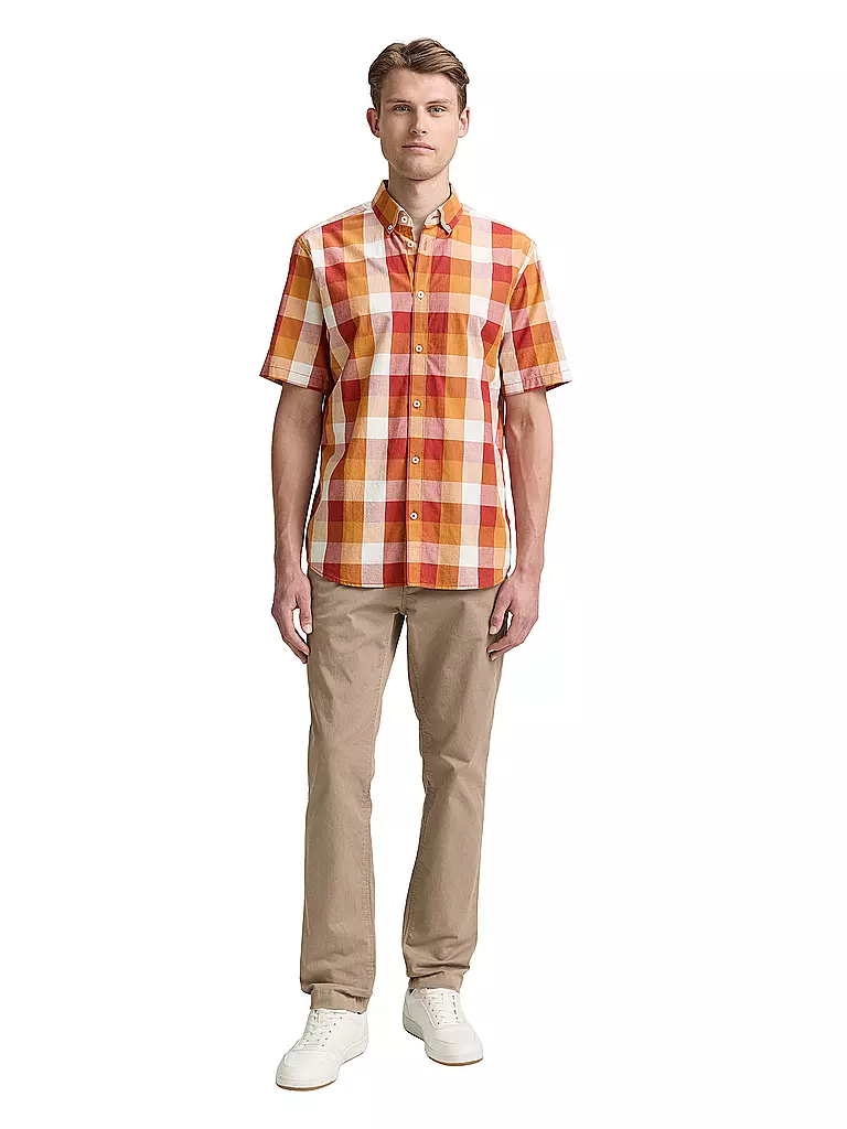 TOM TAILOR | Camisa Regular Fit | Rojo
