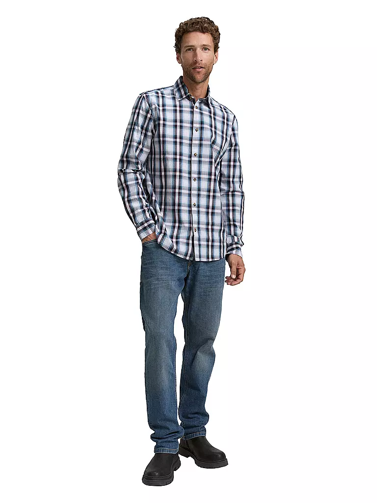 TOM TAILOR | Camisa Regular Fit | Azul
