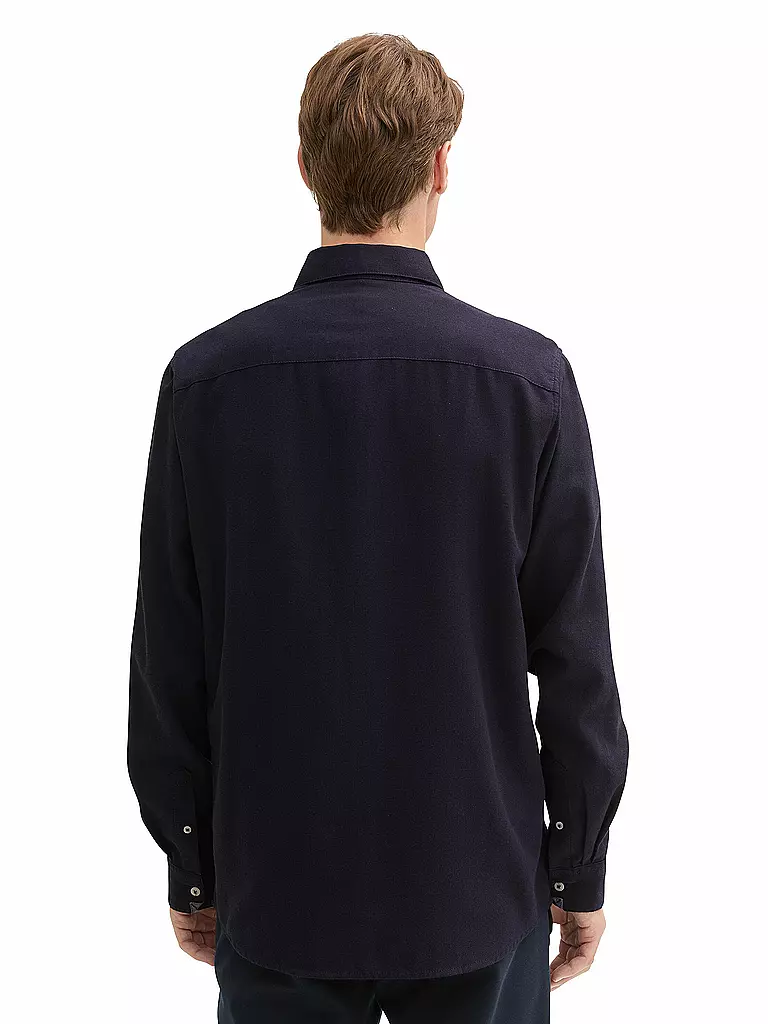 TOM TAILOR | Camisa Regular Fit | Azul oscuro