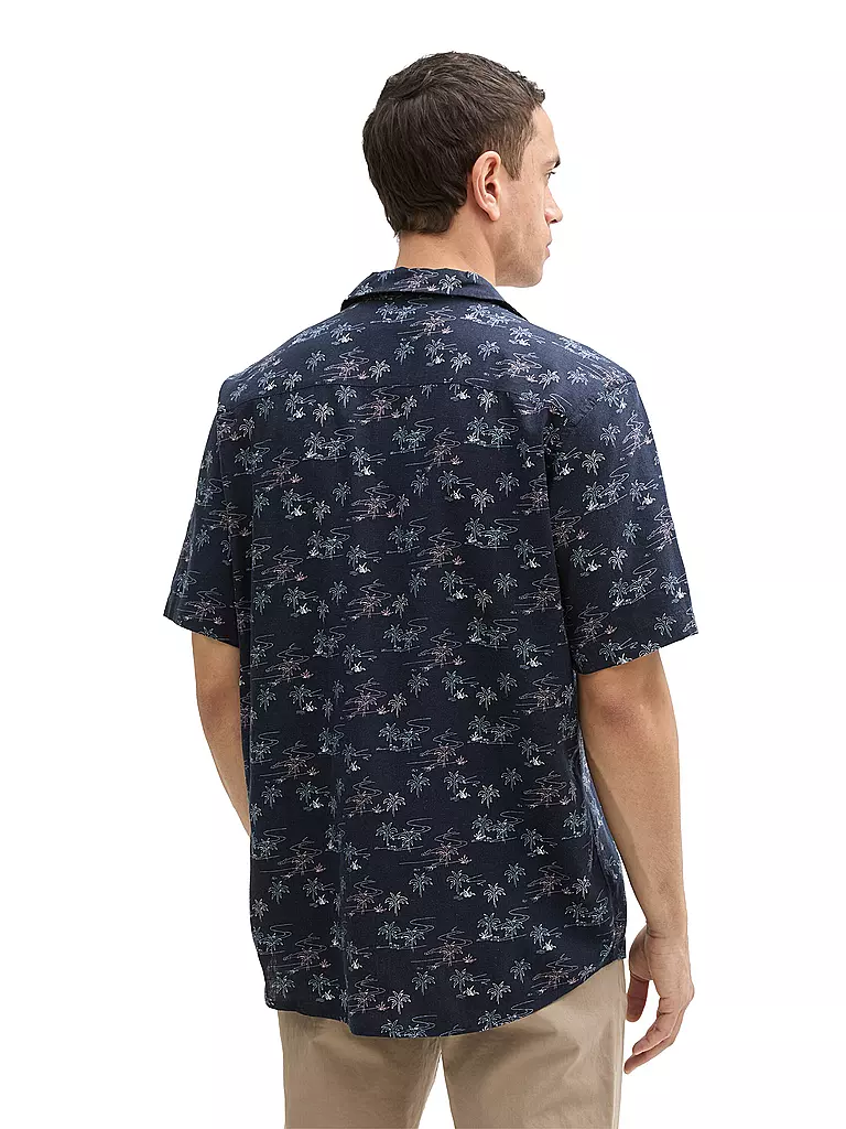 TOM TAILOR | Camisa Regular Fit | Azul oscuro